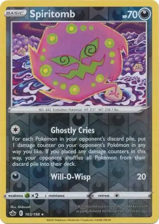 Spiritomb Reverse Holo