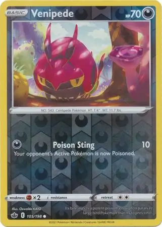 Venipede Reverse Holo