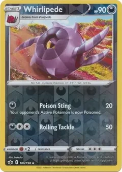 Whirlipede Reverse Holo 106