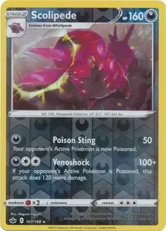 Scolipede Reverse Holo 107