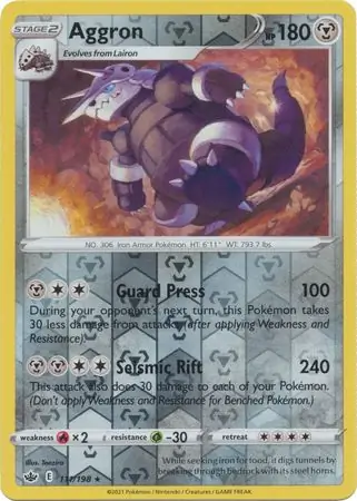 Aggron Reverse Holo