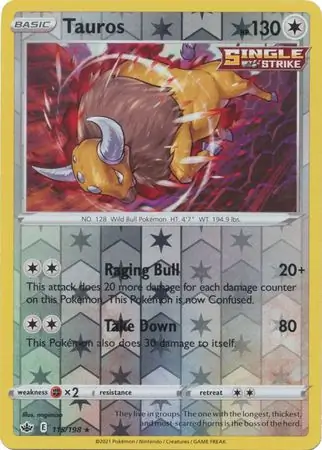Tauros Reverse Holo