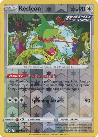 Kecleon Reverse Holo