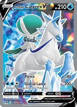 Ice Rider Calyrex V Full Art
