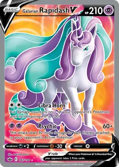 Galarian Rapidash V Full Art