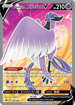 Galarian Articuno V Full Art
