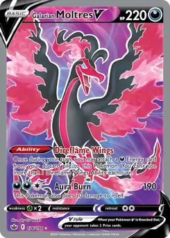 Galarian Moltres V Full Art