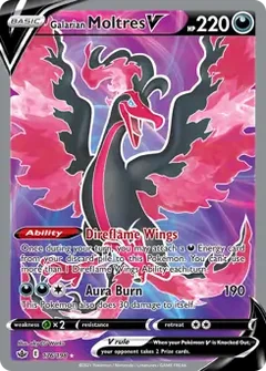 Galarian Moltres V Full Art 176