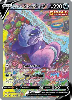 Galarian Slowking V Alternate Full Art