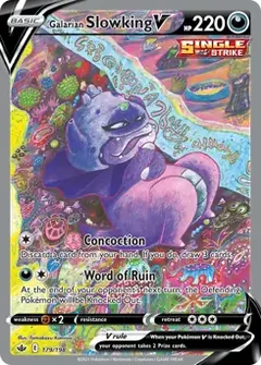 Galarian Slowking V Alternate Full Art 179