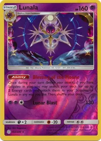 Lunala Reverse Holo