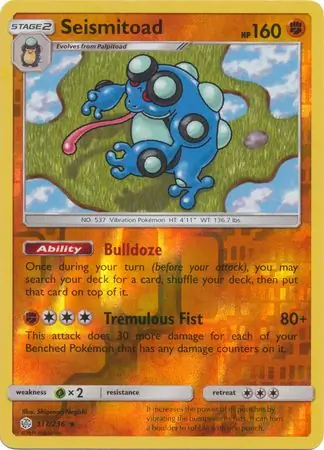 Seismitoad Reverse Holo
