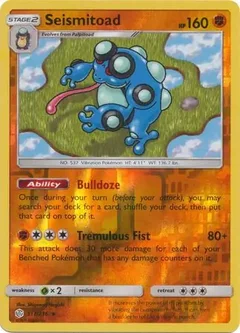 Seismitoad Reverse Holo 117