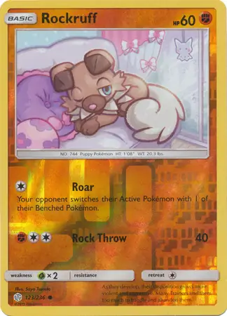 Rockruff Reverse Holo