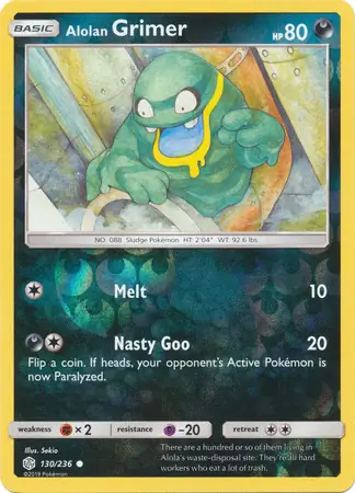 Alolan Grimer Reverse Holo