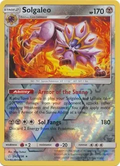Solgaleo Reverse Holo 142