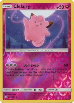 Clefairy Reverse Holo 144
