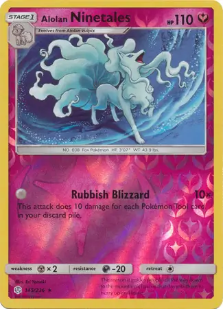 Alolan Ninetales Reverse Holo