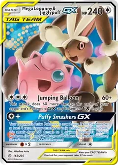 Mega Lopunny & Jigglypuff GX 165