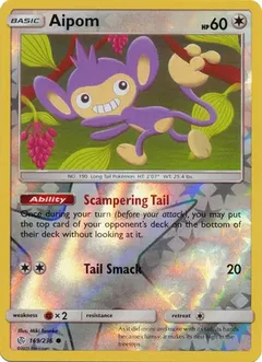 Aipom Reverse Holo 169