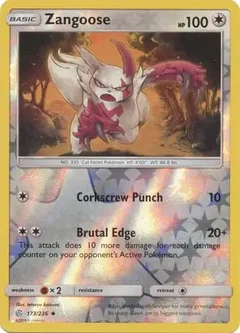 Zangoose Reverse Holo 173