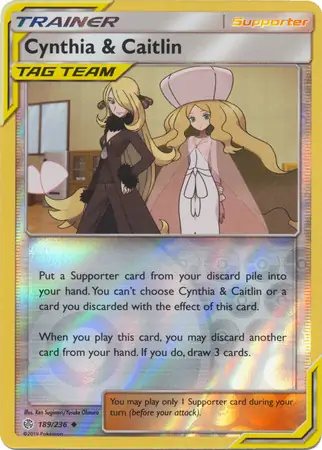 Cynthia & Caitlin Reverse Holo