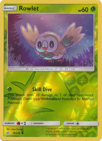 Rowlet Reverse Holo