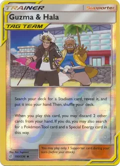 Guzma & Hala Reverse Holo 193