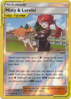 Misty & Lorelei Reverse Holo 199