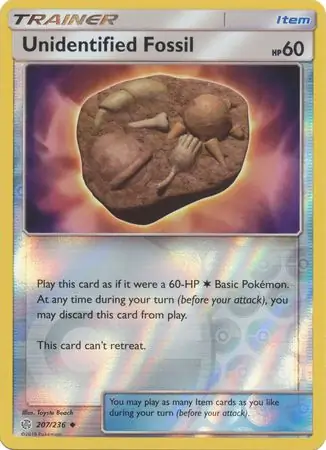 Unidentified Fossil Reverse Holo