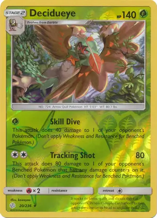 Decidueye Reverse Holo