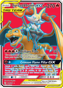 Full Art Charizard & Braixen GX