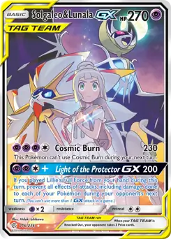 Full Art Solgaleo & Lunala GX