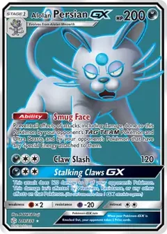Full Art Alolan Persian GX 219