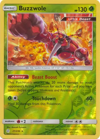 Buzzwole Reverse Holo