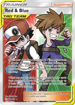 Full Art Red & Blue