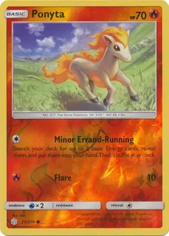 Ponyta Reverse Holo 23