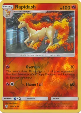Rapidash Reverse Holo
