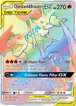 Charizard & Braixen GX Secret