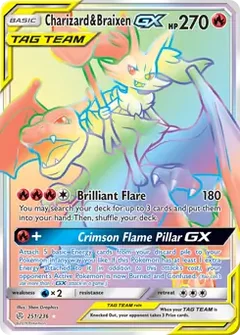 Charizard & Braixen GX Secret 251