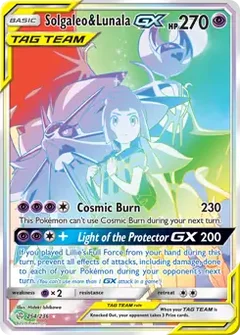 Solgaleo & Lunala GX Secret 254