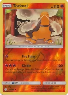 Torkoal Reverse Holo 29