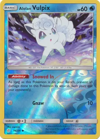 Alolan Vulpix Reverse Holo