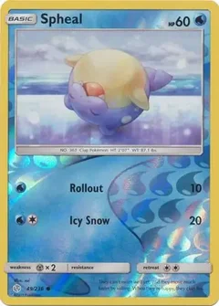 Spheal Reverse Holo 49