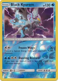 Black Kyurem Reverse Holo 61