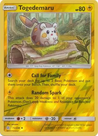 Togedemaru Reverse Holo