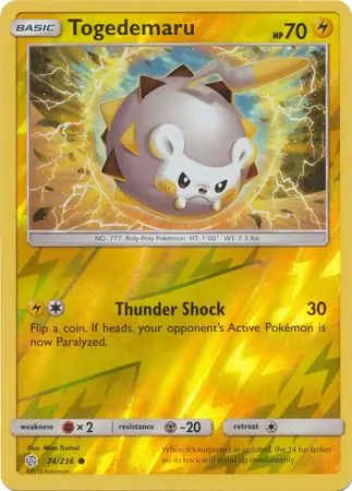 Togedemaru Reverse Holo