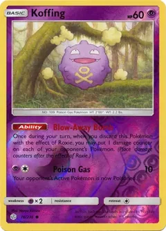 Koffing Reverse Holo 76