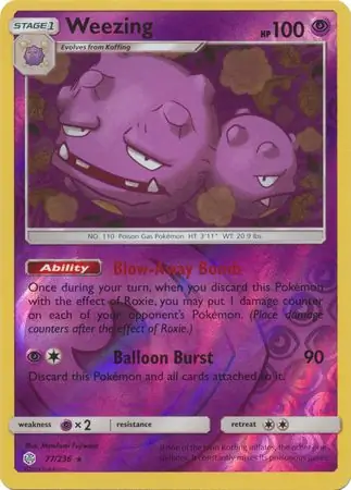 Weezing Reverse Holo