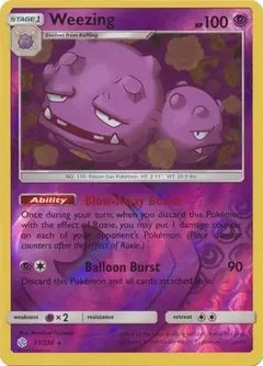 Weezing Reverse Holo 77